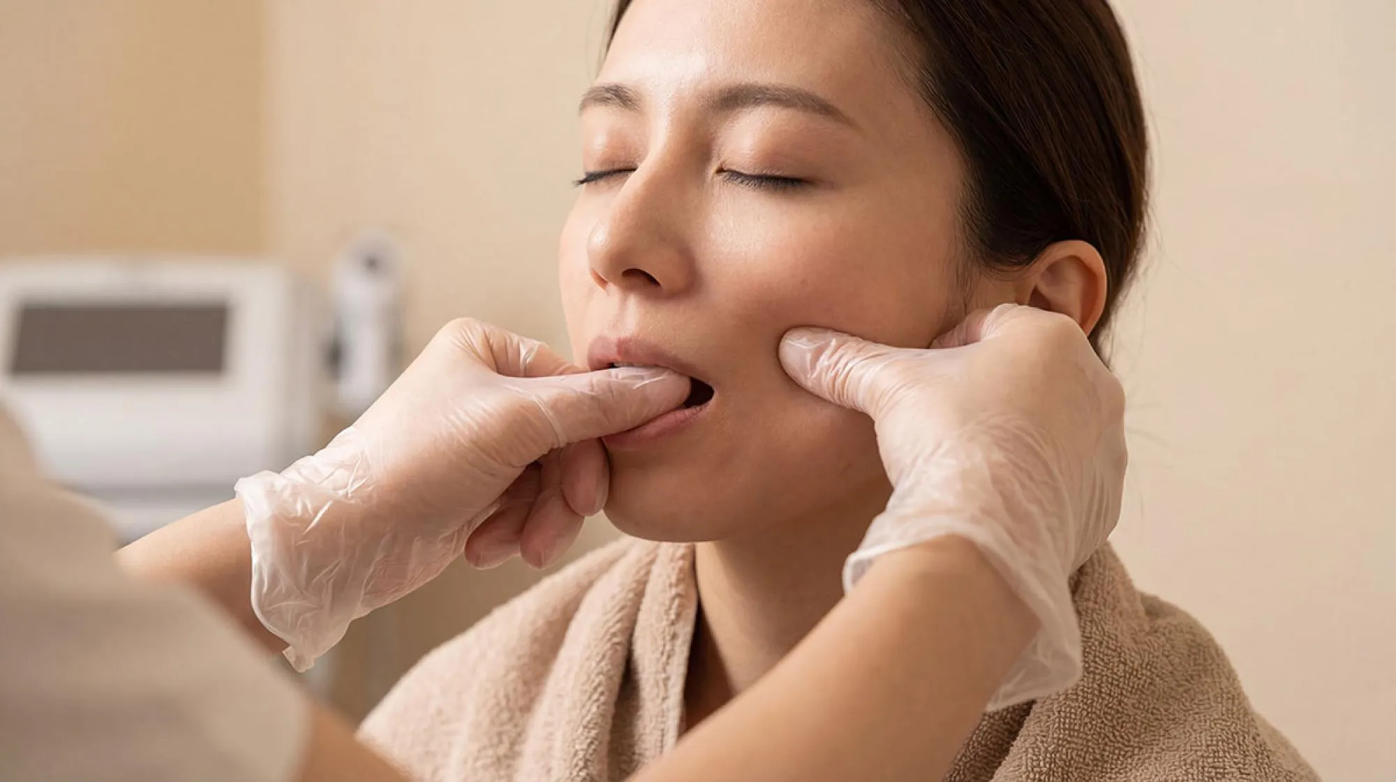 Oral exam at AltaVia Dental